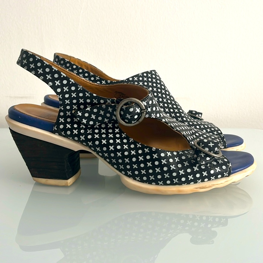 Lightly worn John Fluevog heels